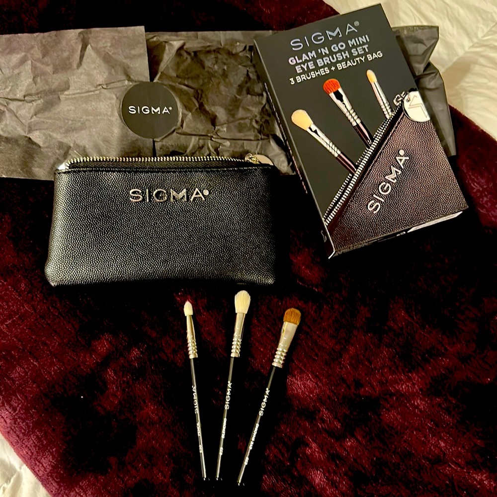 Sigma Mini Eyeshadow brush set.